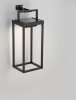 Minimalistyczna lampa solarna zewnętrzna do ogrodu klasyczna LED kolor antracyt ściamnialna IP54 OLVERTO LE75291 Luces Exclusivas